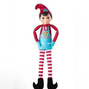ELF Red and Blue Decor Doll with Gold Accent